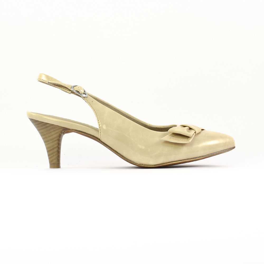 escarpin creme femme