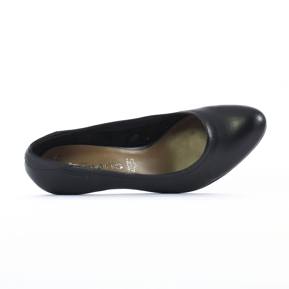 escarpin noir talon 4 cm