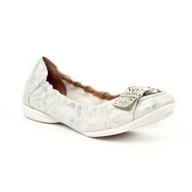 Ballerines Fugitive Noce Blanc, vue principale de la chaussure femme