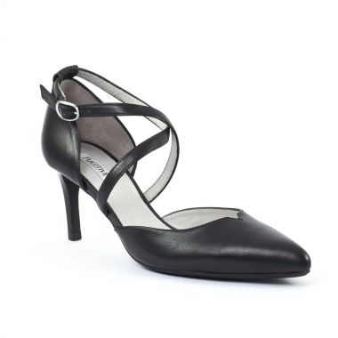 Nu Pieds Et Sandales Fugitive Olymp Noir, vue principale de la chaussure femme