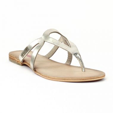 Nu Pieds Et Sandales Les Tropeziennes News Or, vue principale de la chaussure femme