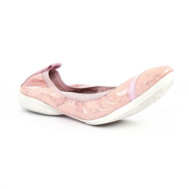 Ballerines Fugitive Nomad Python Rose, vue principale de la chaussure femme