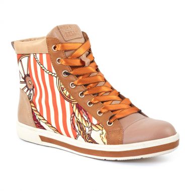 Tennis Et Baskets Mode Mamzelle Gin Orange, vue principale de la chaussure femme