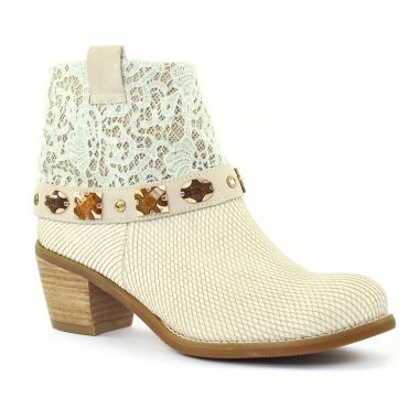 Bottines Et Boots Mamzelle Otello Craie, vue principale de la chaussure femme
