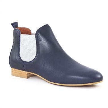 Bottines Et Boots Scarlatine 8476C Marine Argent, vue principale de la chaussure femme
