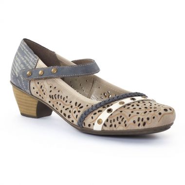 Escarpins Rieker 41756 Elefant, vue principale de la chaussure femme