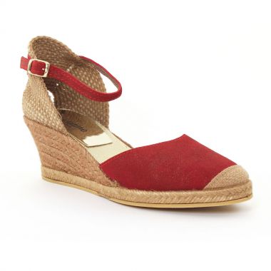 Espadrilles Scarlatine 5t50 Rouge, vue principale de la chaussure femme