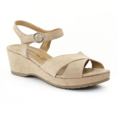 Nu Pieds Et Sandales Tamaris 28398 Nature, vue principale de la chaussure femme