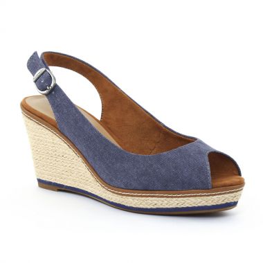 Nu Pieds Et Sandales Tamaris 28332 Denim, vue principale de la chaussure femme