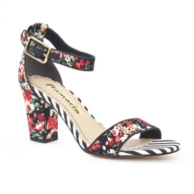 chaussures fleuries talon