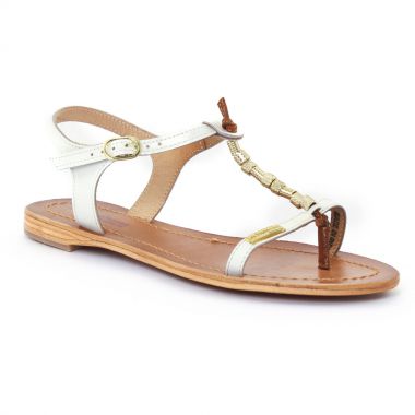 Nu Pieds Et Sandales Les Tropeziennes Vanille Blanc, vue principale de la chaussure femme