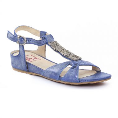 Nu Pieds Et Sandales UME - Matin d'Été Alyssa Denim, vue principale de la chaussure femme