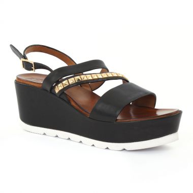 Nu Pieds Et Sandales Femme Plus Viana Black, vue principale de la chaussure femme