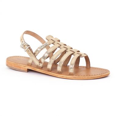 Nu Pieds Et Sandales Les Tropeziennes Brillant Or, vue principale de la chaussure femme