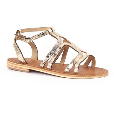 Nu Pieds Et Sandales Les Tropeziennes Hayate Or, vue principale de la chaussure femme