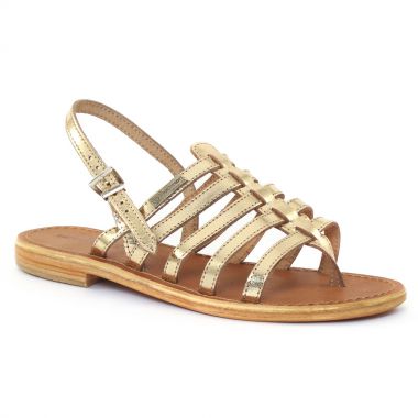 Nu Pieds Et Sandales Les Tropeziennes Herisson Or, vue principale de la chaussure femme