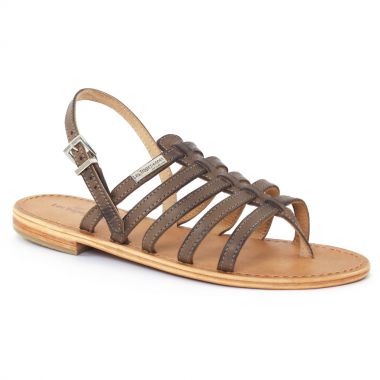 Nu Pieds Et Sandales Les Tropeziennes Heriber Gris, vue principale de la chaussure femme