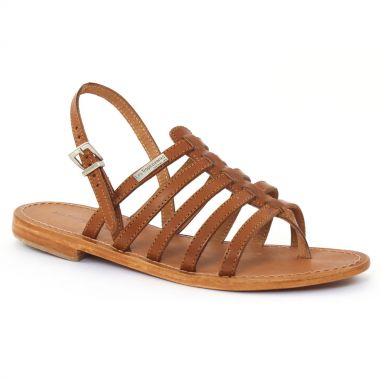 Nu Pieds Et Sandales Les Tropeziennes Heriber Tan, vue principale de la chaussure femme