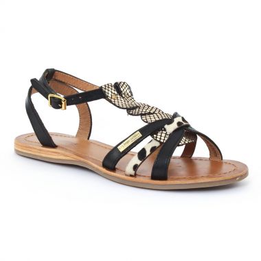 Nu Pieds Et Sandales Les Tropeziennes Hams Noir Or, vue principale de la chaussure femme