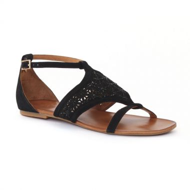 Nu Pieds Et Sandales Femme Plus Djengo Black, vue principale de la chaussure femme