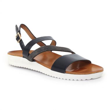 Nu Pieds Et Sandales Femme Plus Xabi Black, vue principale de la chaussure femme