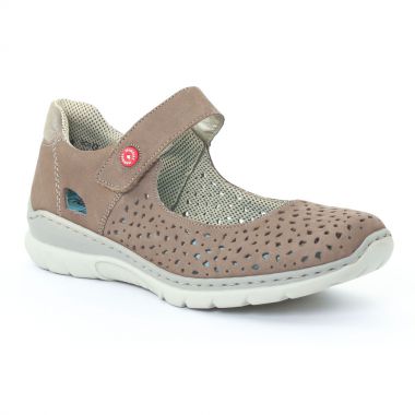 Tennis Et Baskets Mode Rieker L3255 Mineral, vue principale de la chaussure femme