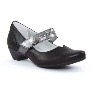 Escarpins Scarlatine 7904 Noir Etain, vue principale de la chaussure femme