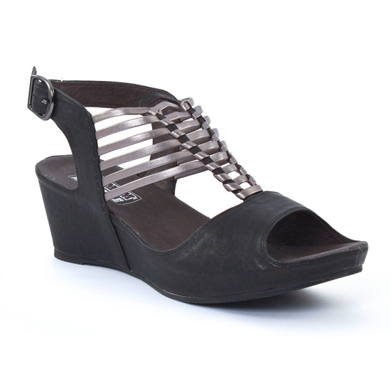 Nu Pieds Et Sandales Mamzelle Dylan Noir, vue principale de la chaussure femme