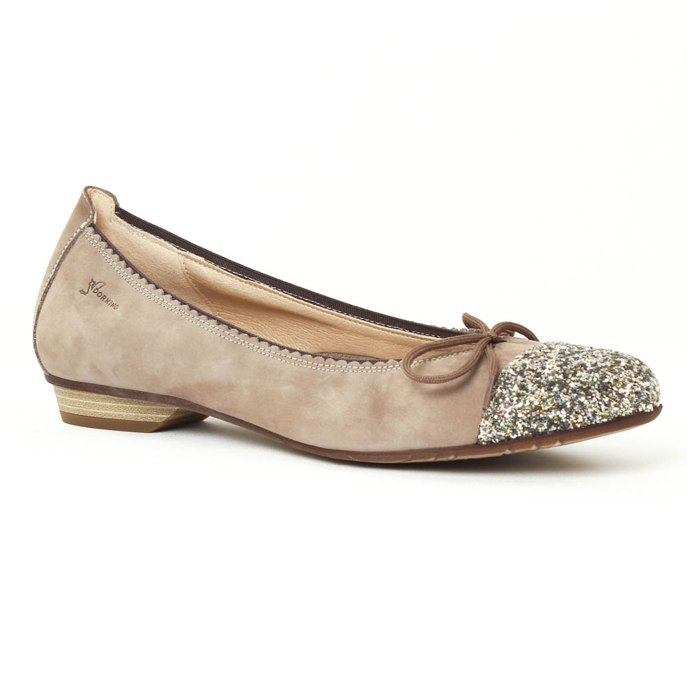 ballerines beige femme