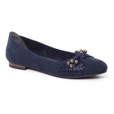 Ballerines Marco Tozzi 22104 Navy, vue principale de la chaussure femme