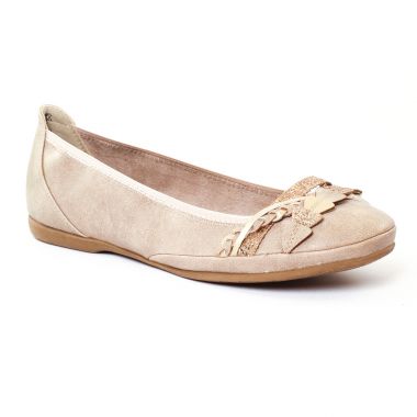 Ballerines Marco Tozzi 22126 Dune, vue principale de la chaussure femme