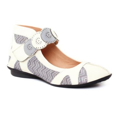 Ballerines Fugitive Uchea Gris, vue principale de la chaussure femme