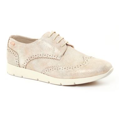 Chaussures À Lacets Mtng 50820 Beige, vue principale de la chaussure femme