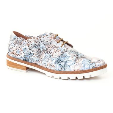 Chaussures À Lacets Mamzelle Yoni Flower Ecru, vue principale de la chaussure femme