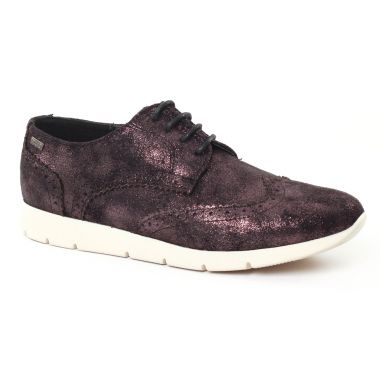 Chaussures À Lacets Mtng 50820 Noir, vue principale de la chaussure femme