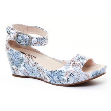 Nu Pieds Et Sandales Mamzelle Pantin Flower Ecru, vue principale de la chaussure femme
