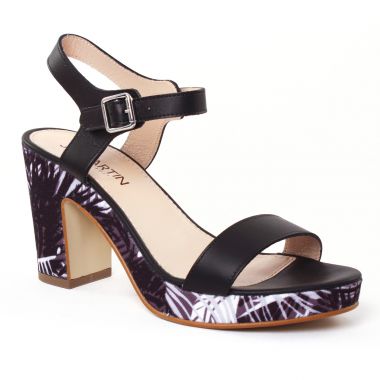 Nu Pieds Et Sandales Jb Martin Ravage Noir, vue principale de la chaussure femme