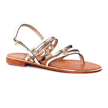 Nu Pieds Et Sandales Les Tropeziennes Cumin Blanc Etain, vue principale de la chaussure femme