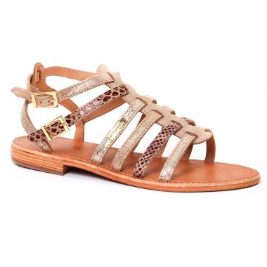 Nu Pieds Et Sandales Les Tropeziennes Baille Or Muliti, vue principale de la chaussure femme