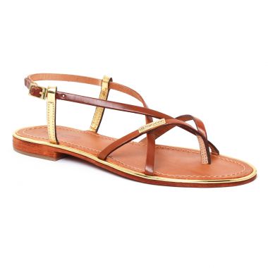 Nu Pieds Et Sandales Les Tropeziennes Monaco Tan Or, vue principale de la chaussure femme