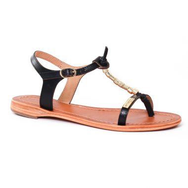 Nu Pieds Et Sandales Les Tropeziennes Vanille Noir, vue principale de la chaussure femme