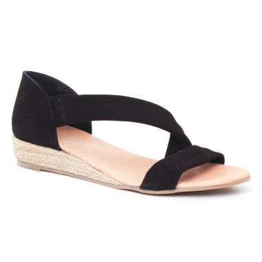 Espadrilles Scarlatine 44407 Noir, vue principale de la chaussure femme