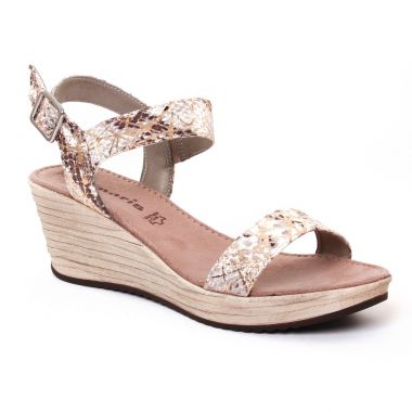 Nu Pieds Et Sandales Tamaris 28354 Silver, vue principale de la chaussure femme