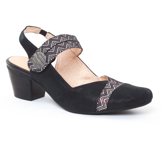 Babies Fugitive Eroles Metal Noir, vue principale de la chaussure femme