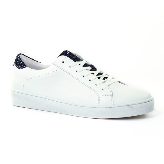 Tennis Et Baskets Mode Scarlatine 1563 Blanc Bleu, vue principale de la chaussure femme