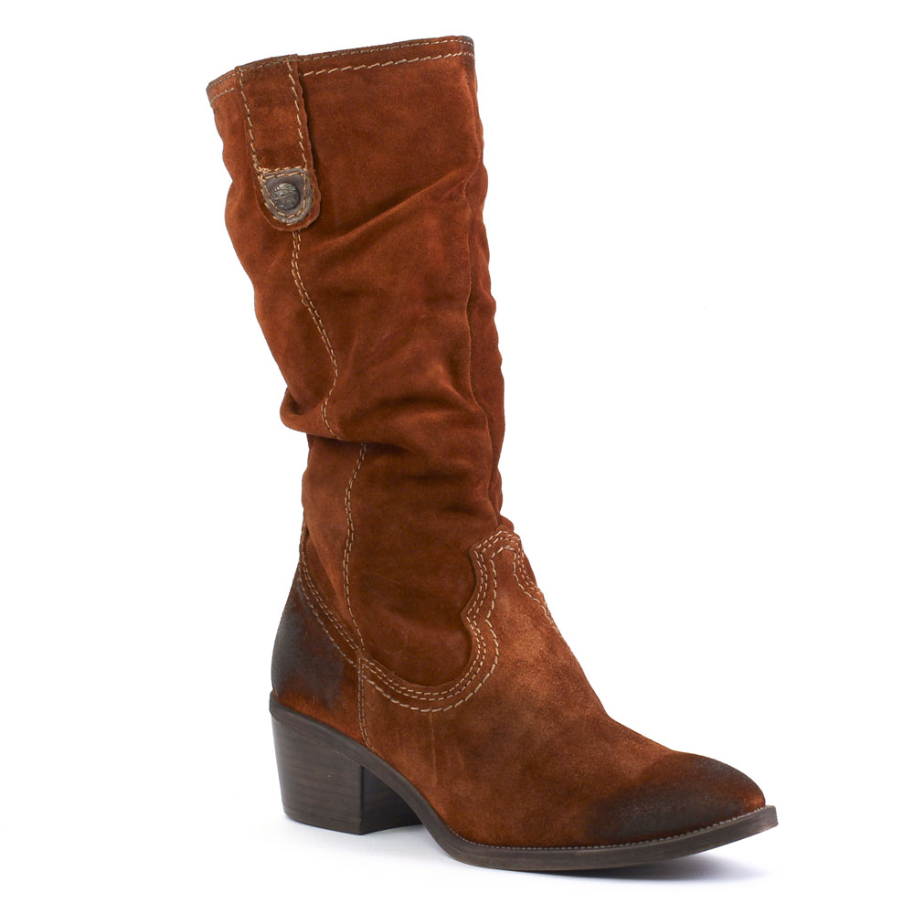 bottes tamaris cognac