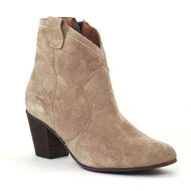 Bottines Et Boots Scarlatine 3471 Beige, vue principale de la chaussure femme