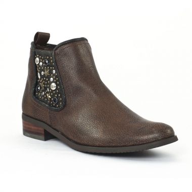 Bottines Et Boots Fugitive Rock Cognac, vue principale de la chaussure femme