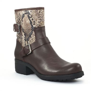 Bottines Et Boots Axell Panbo Chocolat, vue principale de la chaussure femme