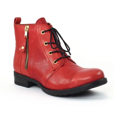Bottines Et Boots Scarlatine 3529 Rouge, vue principale de la chaussure femme